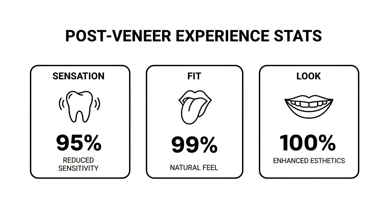 teeth after veneers